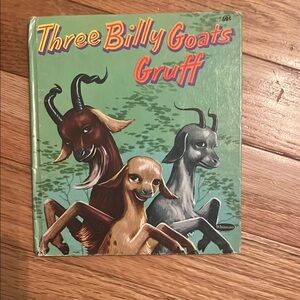 Vintage Three Billy Goats Gruff Book